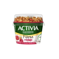 Bífidus ACTIVIA DANONE Mix&Go Fibras Frutos Rojos 165 g