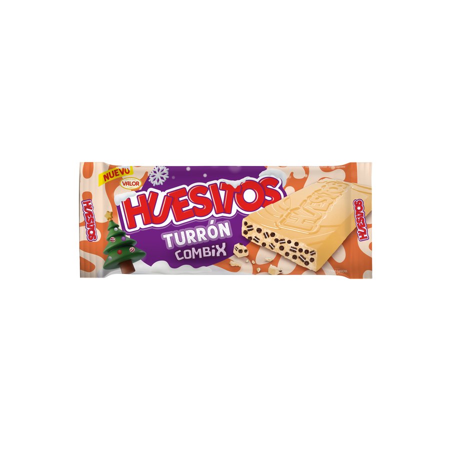 Turrón choco blanco HUESITOS combix 200 g