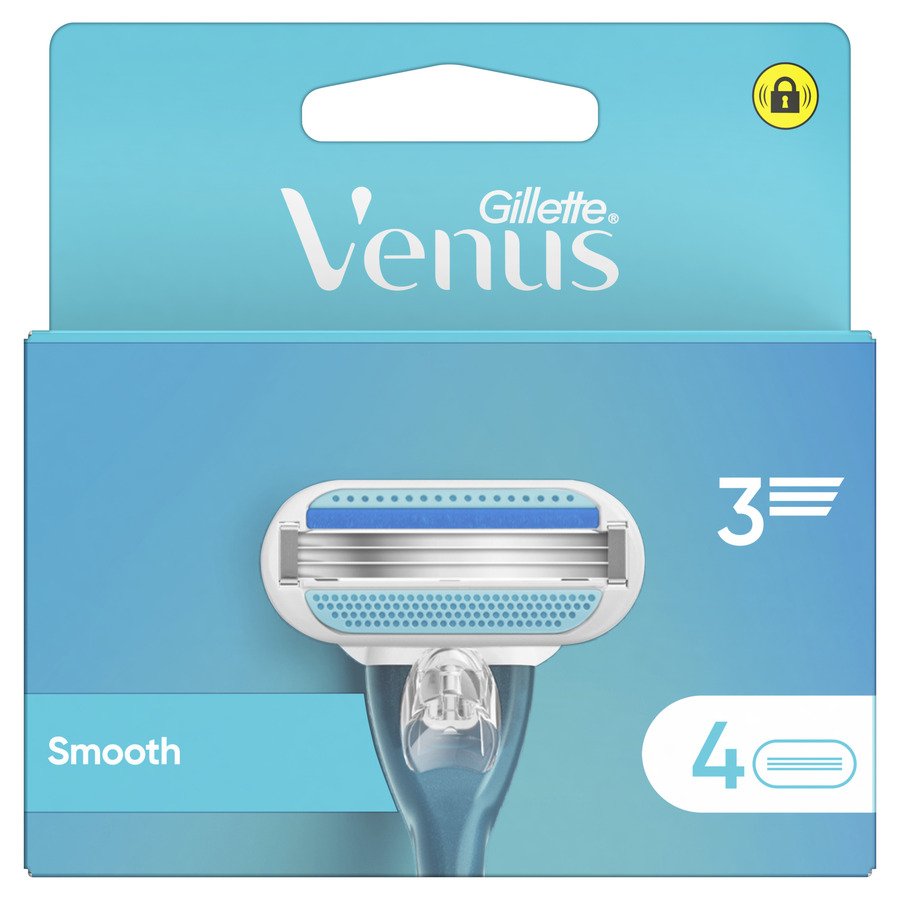 Cargador GILLETTE Venus smooth 4 unidades