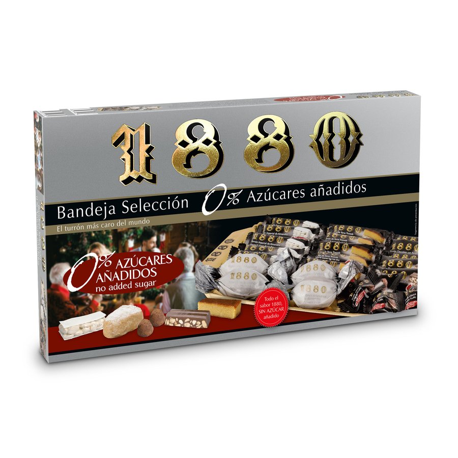 Selección turrones 0% azúcares añadidos 1880 400 g