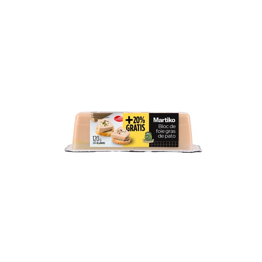 Bloc de foie gras de pato MARTIKO 100 g