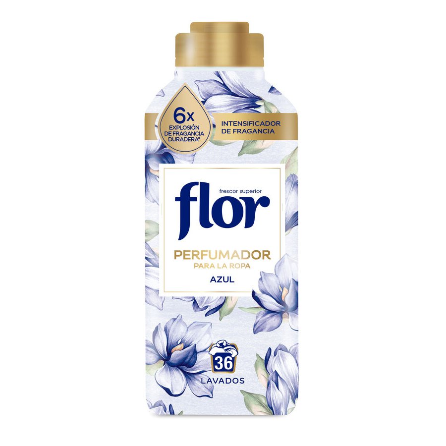 Perfumador líquido ropa FLOR Azul 36 lavados 720 ml