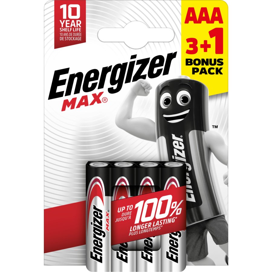 Pilas ENERGIZER MAX LR3 BL 3+1