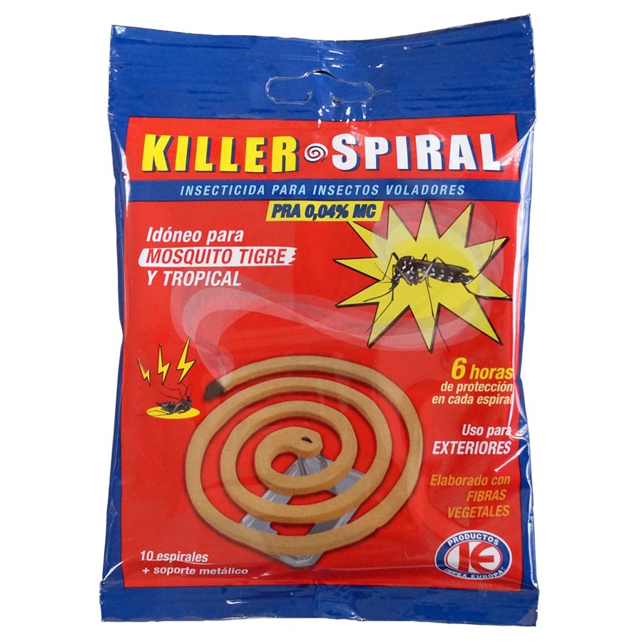 Insecticida para voladores KILLER SPIRAL 10 espirales