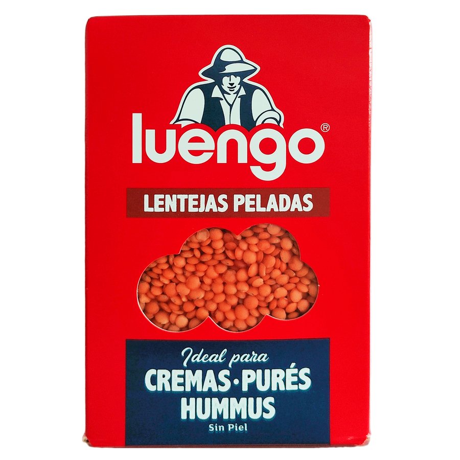 Lentejas rojas peladas LUENGO 400 g