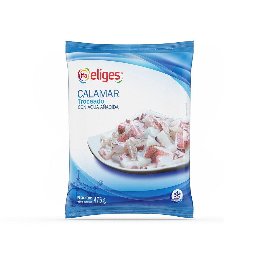 Calamar limpio troceado IFA ELIGES 475 g
