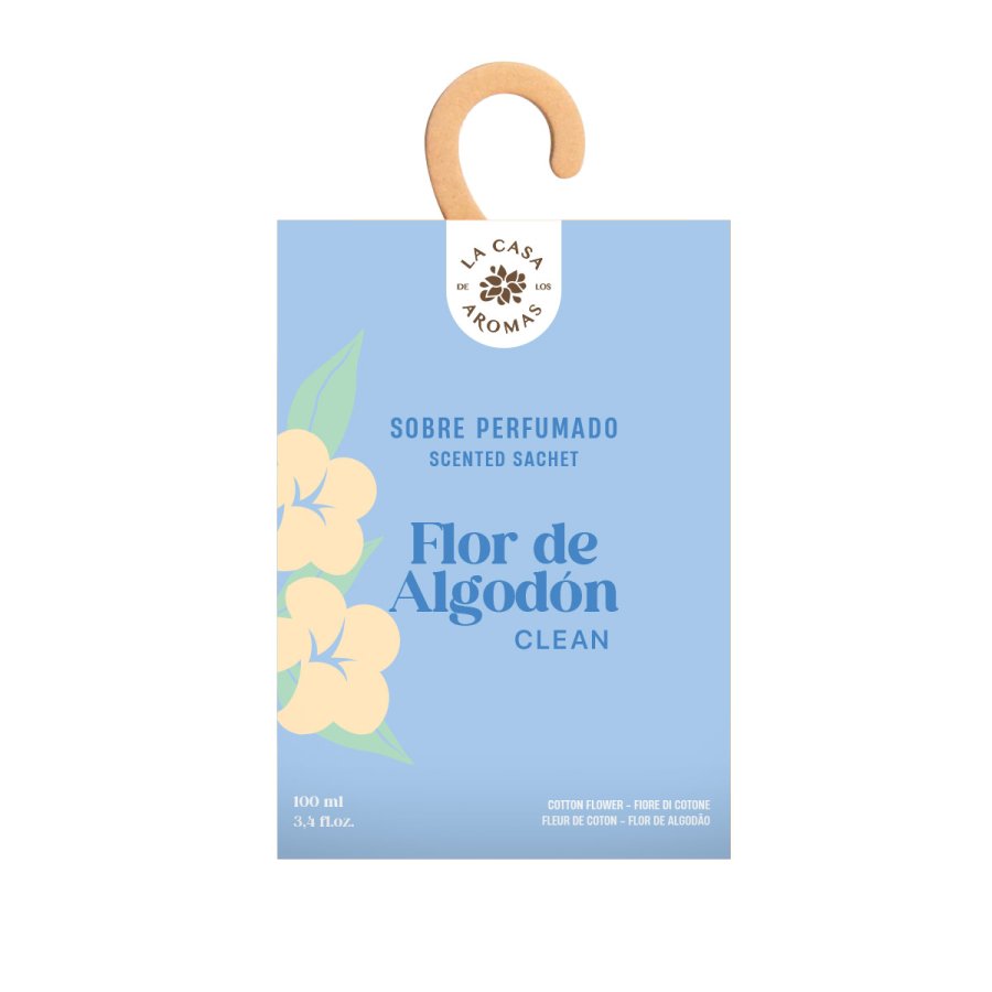 Ambientador armario LA CASA DE LOS AROMAS Flor de Algodón 100 ml