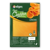 Queso cheddar IFA ELIGES 10 lonchas 200 G