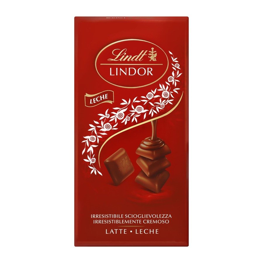 Chocolate relleno leche LINDT Lindor tableta 100 g