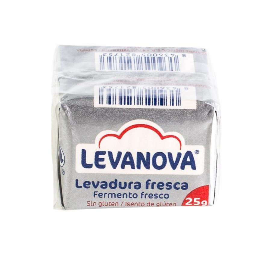 Levadura fresca LEVANOVA pastillas pack 2 x 25 g
