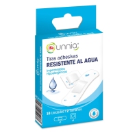 Tiras adhesivas resistentes agua 2 tamaños IFA UNNIA 10 unidades