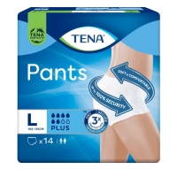 Braga pañal adulto unisex TENA pants talla L pack 14 unidades