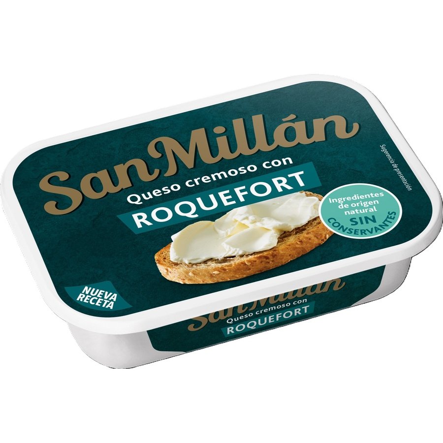 Queso cremoso SAN MILLAN con roquefort 125 g
