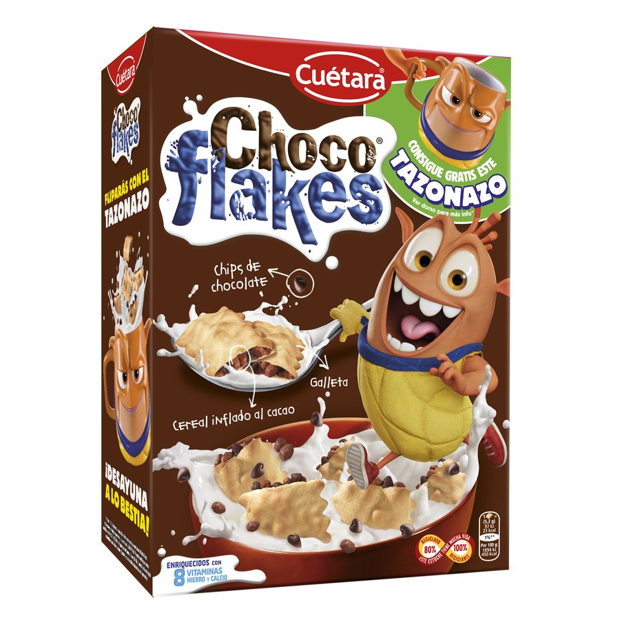 Galletas CUETARA Choco Flakes 520 g