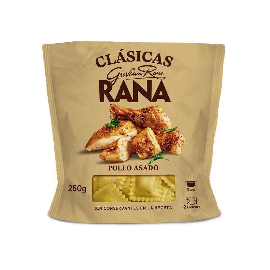Ravioli de pollo asado RANA 250 g