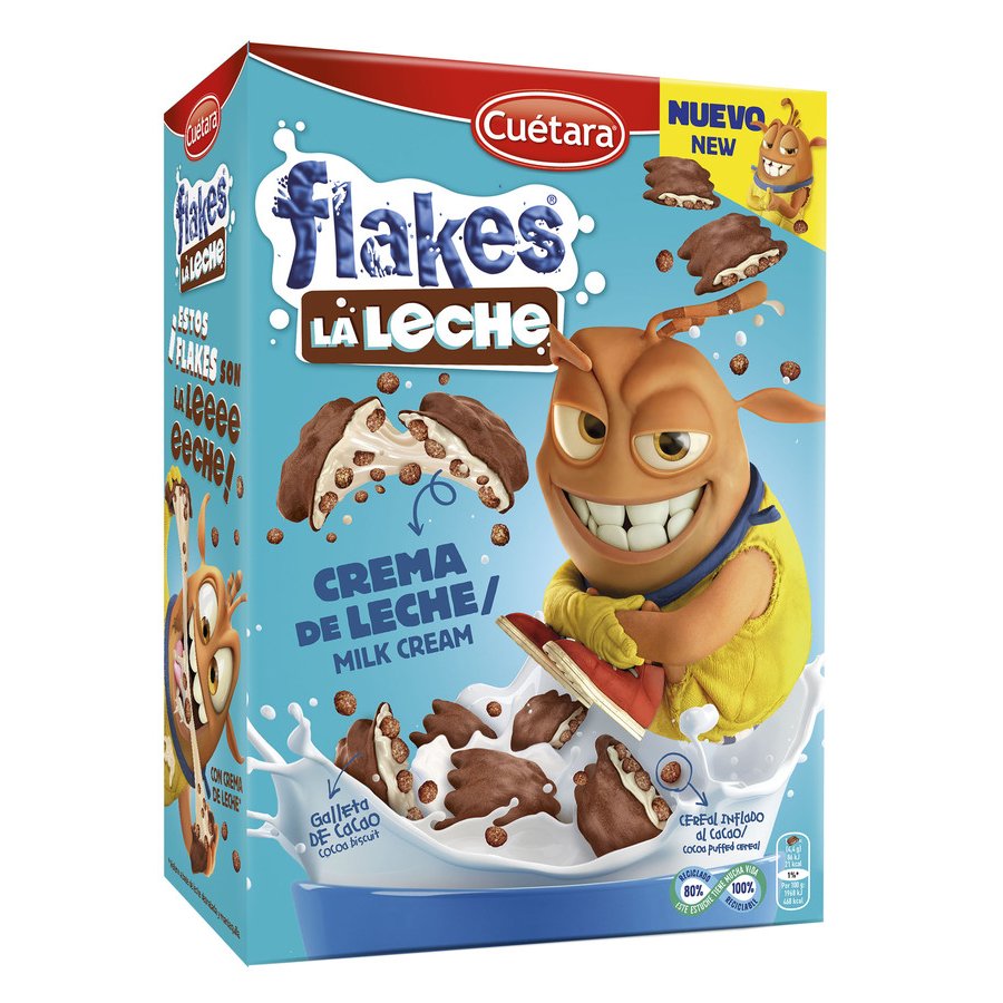 Galletas CUETARA flakes crema de leche 480 g