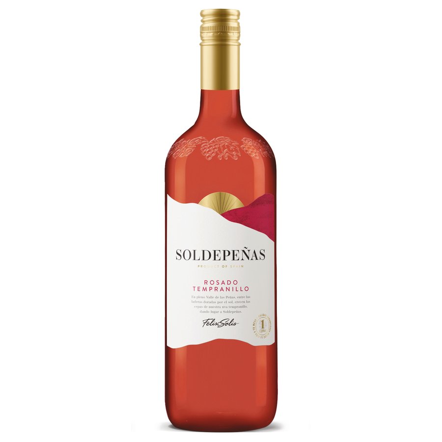 Vino rosado de mesa SOLDEPEÑAS botella  1 l