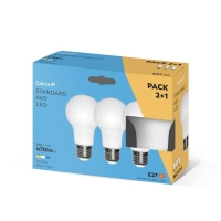 Bombilla GARZA LED estándar 4,2W E27 luz cálida 2+1 uds. 400844