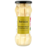 Esparrago blanco BERAZA 6/12 IGP Navarra frasco 205 g pne.