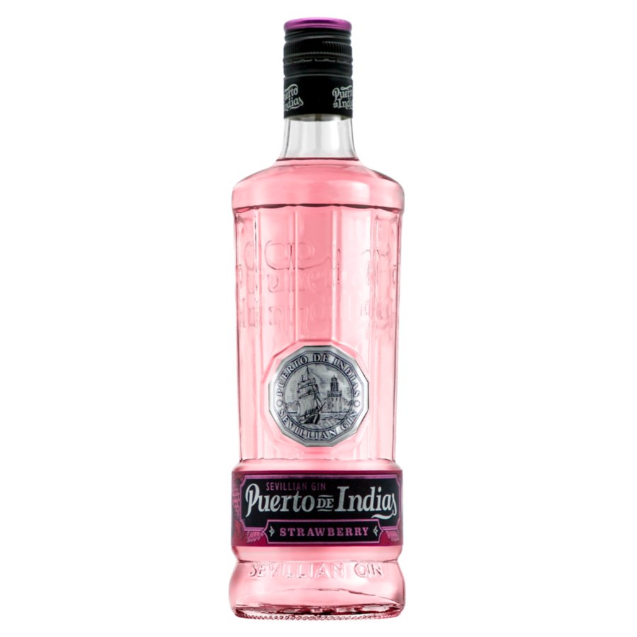 Ginebra PUERTO DE INDIAS Strawberry botella 70 cl