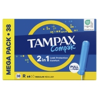 Tampones TAMPAX Compak Regular 38 unidades