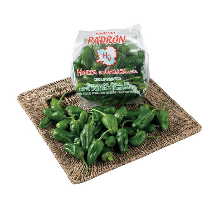 Pimiento dulce variedad Padrón 1ª  bolsa 400 g