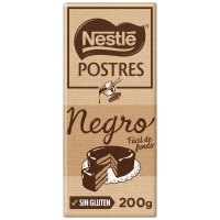 Chocolate negro NESTLE Postres tableta 200 g