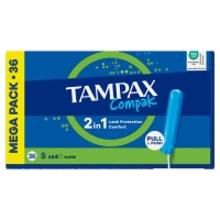 Tampones TAMPAX Compak Súper 36 unidades