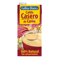 Caldo caseiro 100% natural GALLINA BLANCA carne brik 1 l