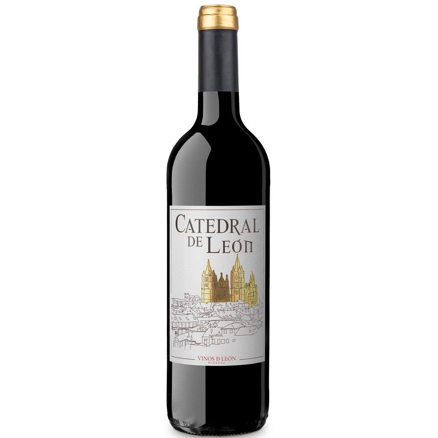 Vino tinto de mesa CATEDRAL DE LEON botella 75 cl