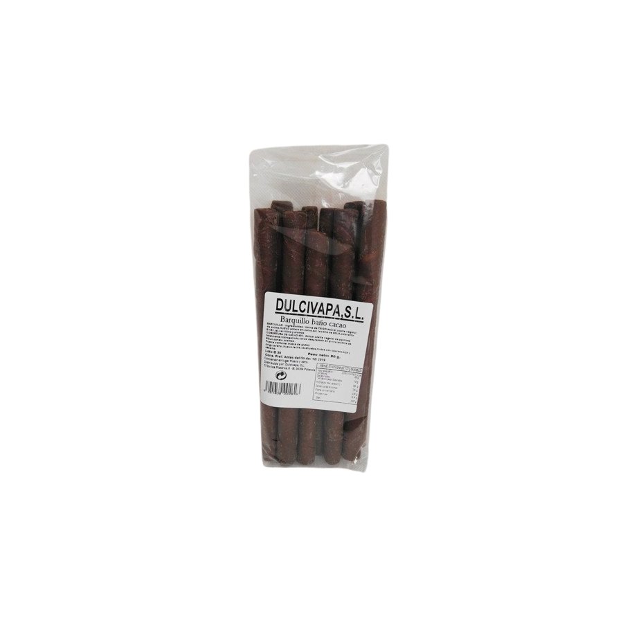 Barquillo baño cacao DULCIVAPA 90 g