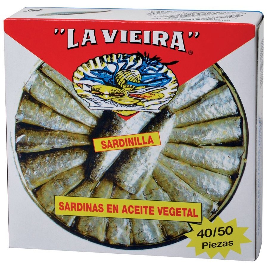 Sardinillas en aceite vegetal LA VIEIRA 40/50 280 g pn.