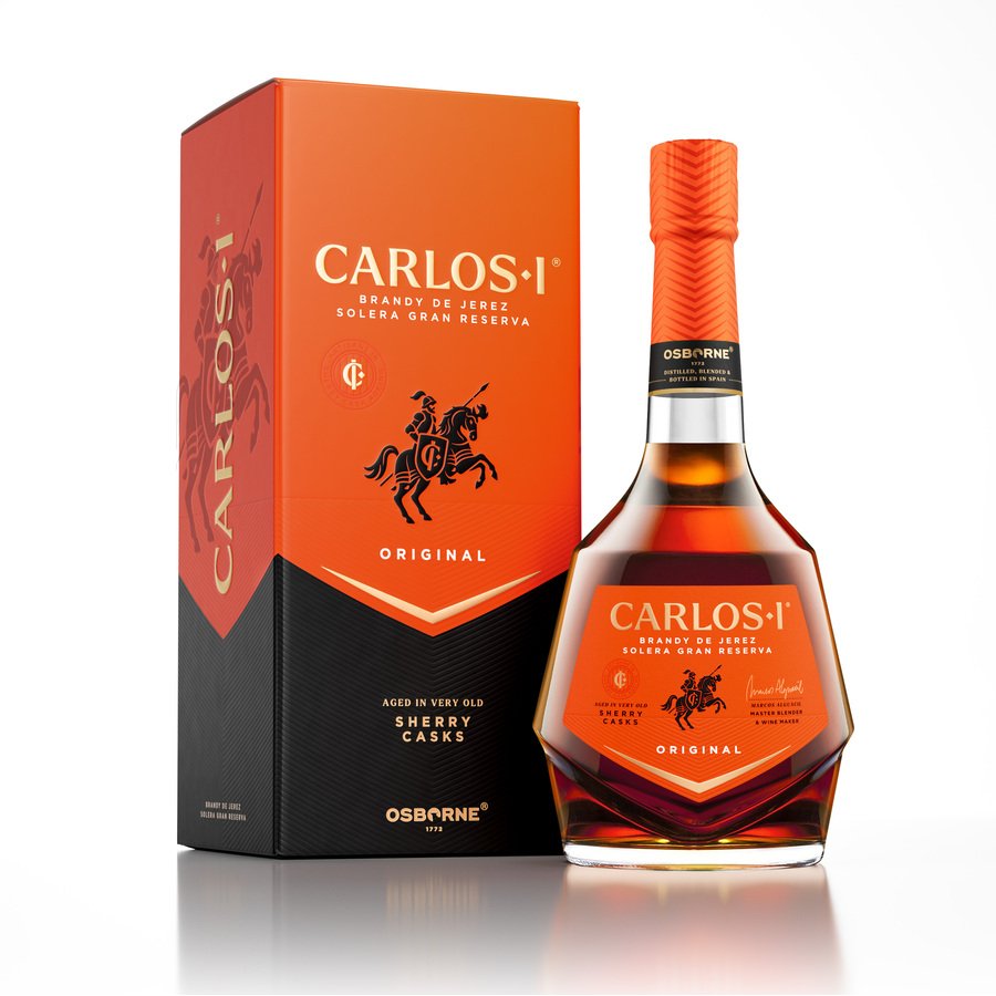 Brandy CARLOS I solera gran reserva estuche botella 70 cl