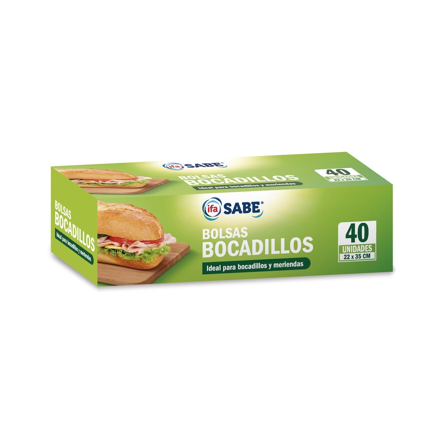 Imagen de Bolsa bocadillo IFA SABE 40 unidades