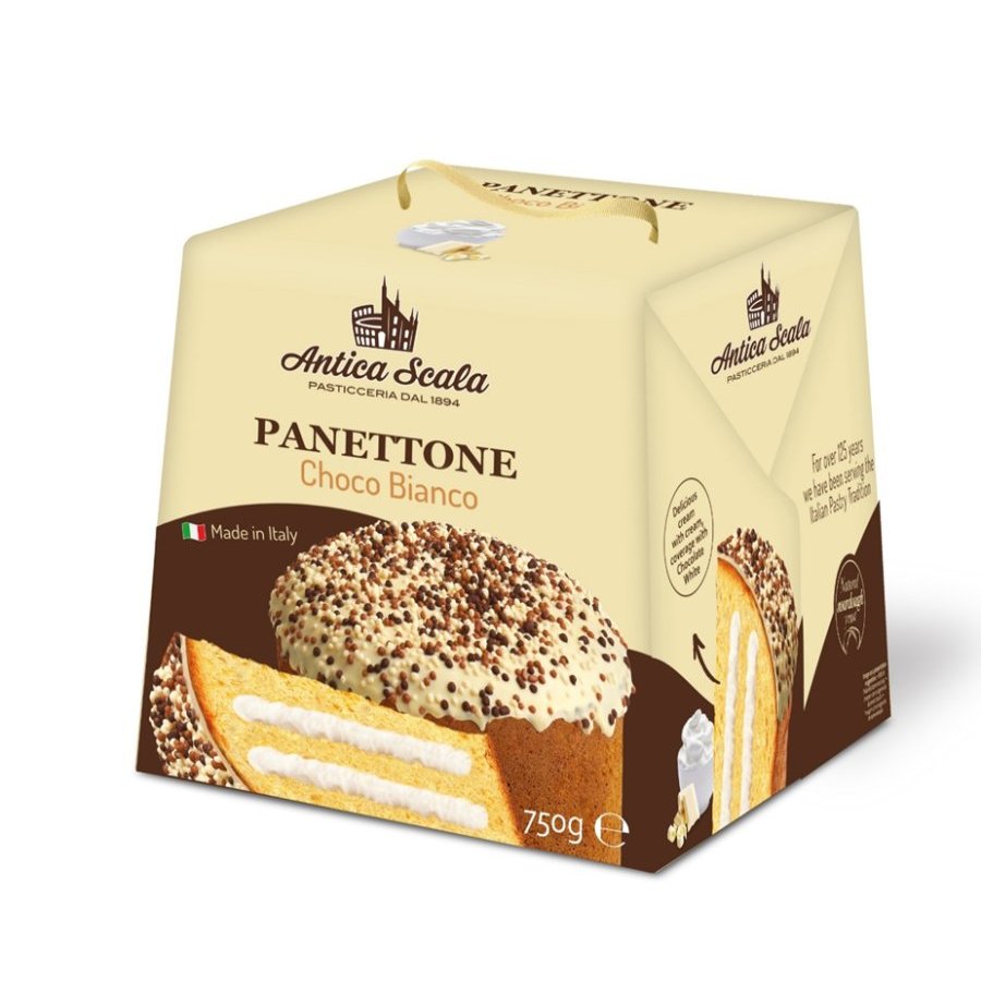Panettone chocolate blanco ANTICA SCALA 750 g