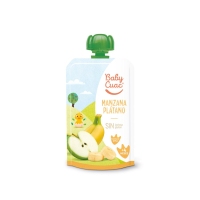 Alimento infantil BABY CUAC mazá plátano pouch 120 g