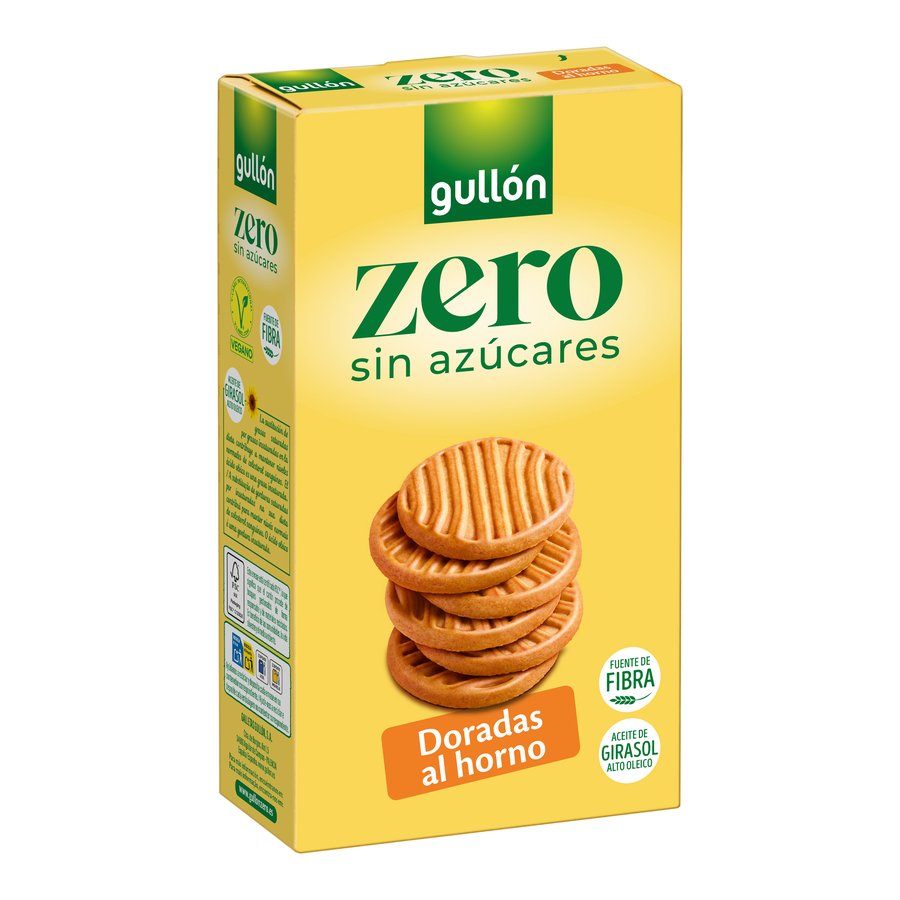 Galletas GULLON Zero Dorada horno sin azúcar 330 g