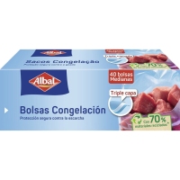 Bolsa congelación ALBAL mediana 40 unidades
