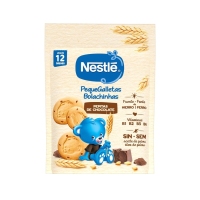 Galletas infantís NESTLE Pequegalletas con pebidas de chocolate 150 g
