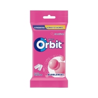Chicle ORBIT bubblemint sin azúcar grageas blister 4 unidades