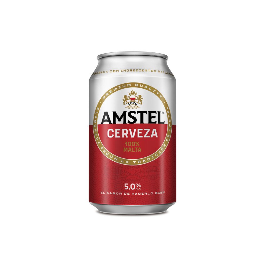 Cerveza AMSTEL lata 33 cl