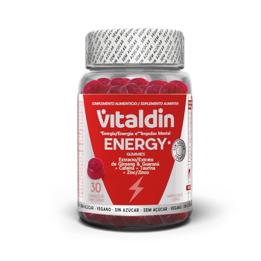 Energy Gummies VITALDIN sin azúcar 30 unidades 74 g
