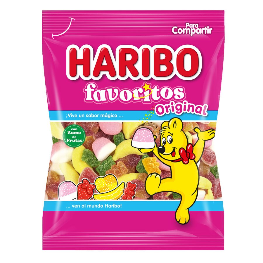 Caramelos goma HARIBO Favoritos azúcar bolsa 150 g