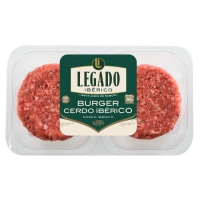 Burger meat ibérica de cerdo LEGADO IBERICO bandeja 360 g