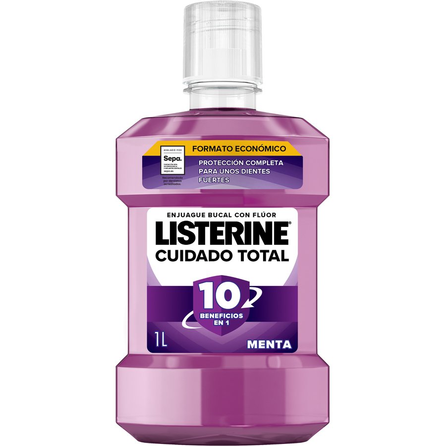 Enjuague bucal LISTERINE cuidado total 1 l