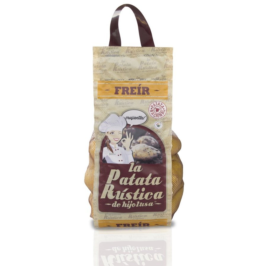 Patata freir calibre 45/80mm malla 3 kg