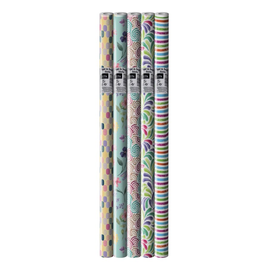 Papel de regalo adulto rollo 2x0,7 m