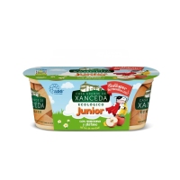 Leche fermentada CASA GRANDE DE XANCEDA Junior ecológica con plátano-manzana 2x125 g