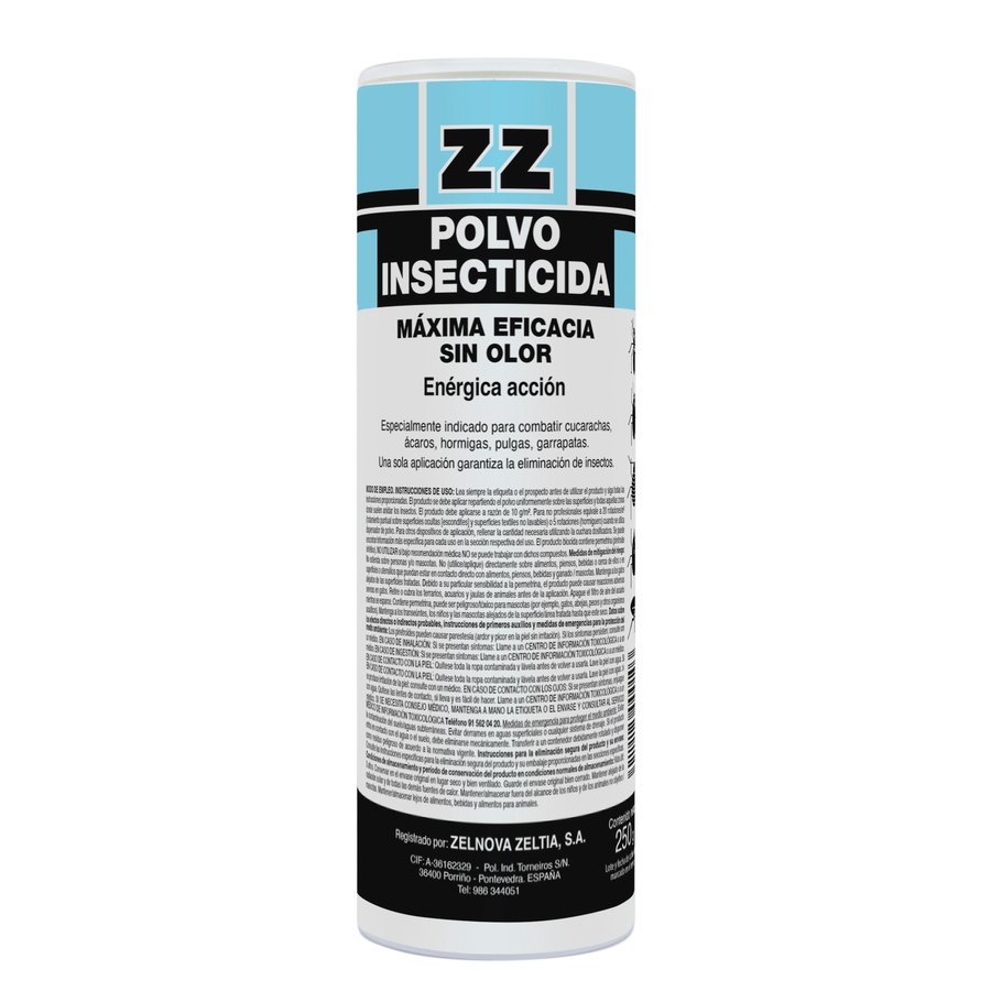 Insecticida ZZ polvo talquera 250 g
