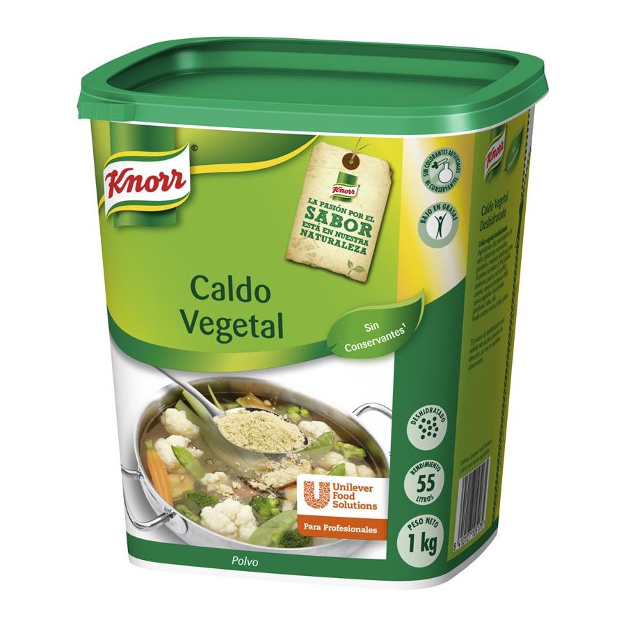 Caldo vegetal KNORR bote 1 kg